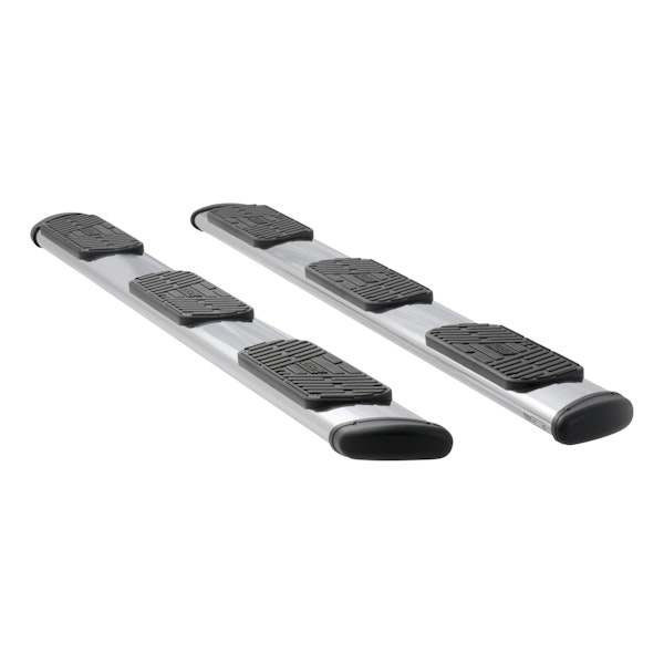 LUVERNE 477125 Regal 7 Polished Stainless 125" Oval Side Steps (No Brackets)