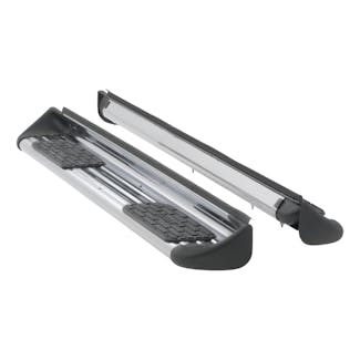 LUVERNE 480422 Polished Stainless Steel Side Entry Steps, Select Ford F-150 Super Cab