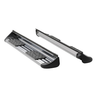 LUVERNE 480743 Polished Stainless Steel Side Entry Steps (No Brackets)