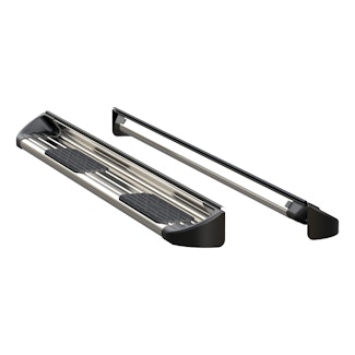 LUVERNE 480744 Polished Stainless Steel Side Entry Steps (No Brackets)