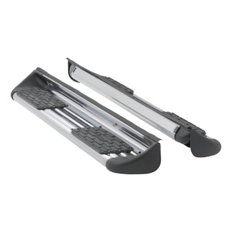 LUVERNE 480752 Polished Stainless Steel Side Entry Steps, Select Toyota Tundra Double Cab