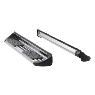 LUVERNE 481032-571632 Polished Stainless Steel Side Entry Steps, Select Ram 1500, Classic Quad, Rocker