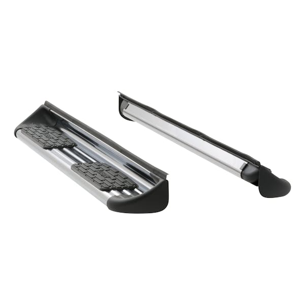 LUVERNE 481032-571632 Polished Stainless Steel Side Entry Steps, Select Ram 1500, Classic Quad, Rocker