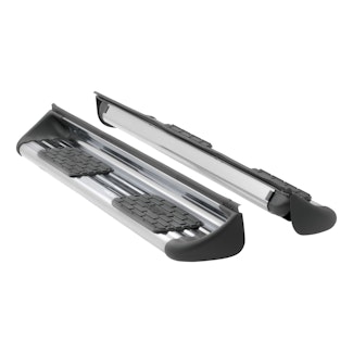 LUVERNE 481033-571632 Polished Stainless Steel Side Entry Steps, Select Ram 1500 to 5500 Crew Cab