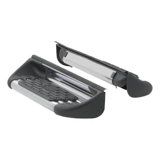 LUVERNE 481039 Polish Stainless Steel Side Entry Step Box Extensions, Select Dodge, Ram