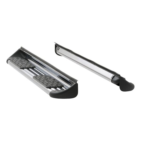 LUVERNE 481142 Polished Stainless Steel Side Entry Steps (No Brackets)