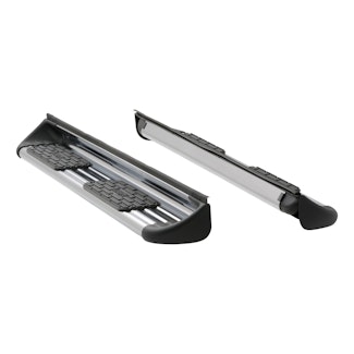 LUVERNE 481515 Polished Stainless Steel Side Entry Steps (No Brackets)