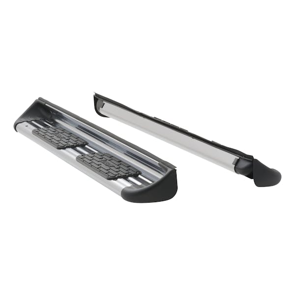 LUVERNE 481522-571521 Polished Stainless Steel Side Entry Steps, Select Ford F-Series Extended Cab