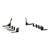 LUVERNE 583114-570757 O-Mega II 6" x 114" Silver Aluminum W2W Steps, Select Toyota Tundra