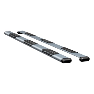 LUVERNE 583125-570717 O-Mega II 6" x 125" Silver Aluminum W2W Steps, Select Silverado, Sierra HD