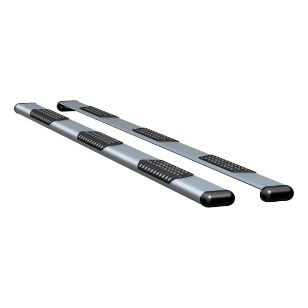 LUVERNE 583125-571747 O-Mega II 6" x 125" Silver Aluminum W2W Steps, Select Silverado, Sierra HD