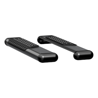 LUVERNE 584036 O-Mega II 6" x 36" Black Aluminum Side Steps (No Brackets)
