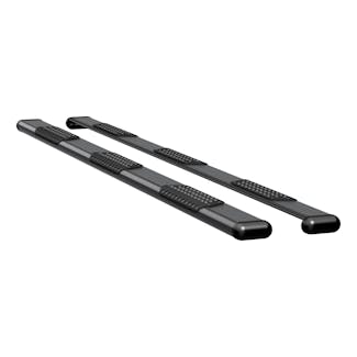 LUVERNE 584125 O-Mega II 6" x 125" Black Aluminum Side Steps (No Brackets)