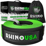 Rhino USA RG-TS3X8-GRN Rhino USA Recovery Tree Saver Strap 3Inx8Ft (Green)