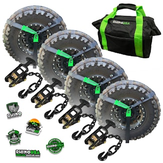 Rhino USA LASSO-STRAPS-BLK Rhino USA Lasso Straps; Basket Straps - Black