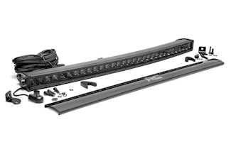 Rough Country 72730BL 30-inch Black Series Single Row Curved CREE LED Light Bar