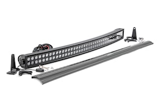 Rough Country 72940BL 40-inch Black Series Dual Row Curved CREE LED Light Bar