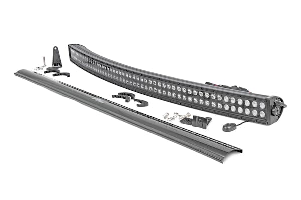 Rough Country 72950BL 50-inch Black Series Dual Row Curved CREE LED Light Bar
