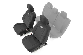 Rough Country 91030 Toyota Neoprene Front Seat Covers (16-20 Tacoma)