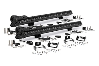 Rough Country 70771 Ford Super Duty 30-inch Black Series Cree LED Grille Kit (Pair)