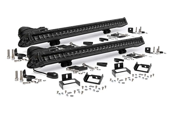 Rough Country 70771 Ford Super Duty 30-inch Black Series Cree LED Grille Kit (Pair)