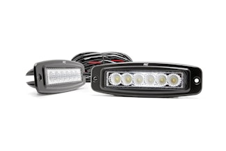 Rough Country 70916 6-inch Flush Mount LED Light Bars (Pair)