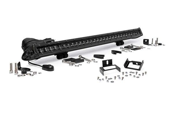 Rough Country 70770 Ford Super Duty 30-inch Black Series Cree LED Grille Kit (Single)