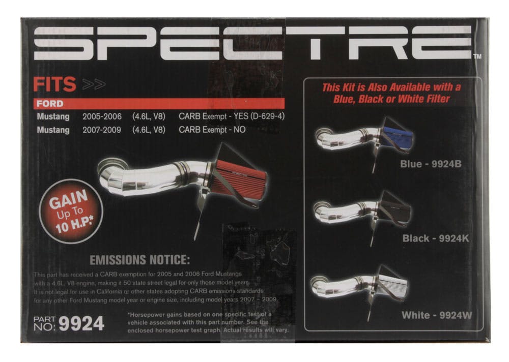 Spectre Performance 9924 Spectre Air Intake Kit