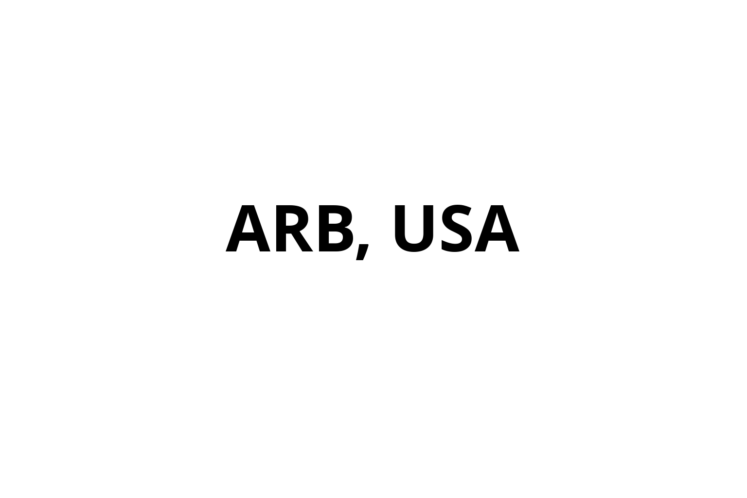 ARB, USA