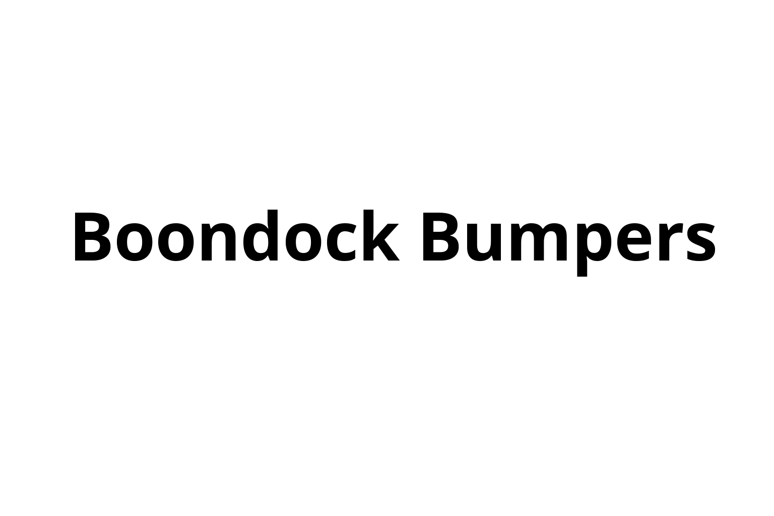 Boondock Bumpers