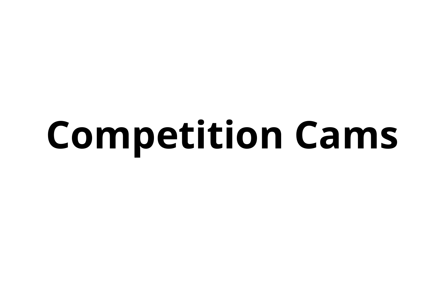 Competition Cams