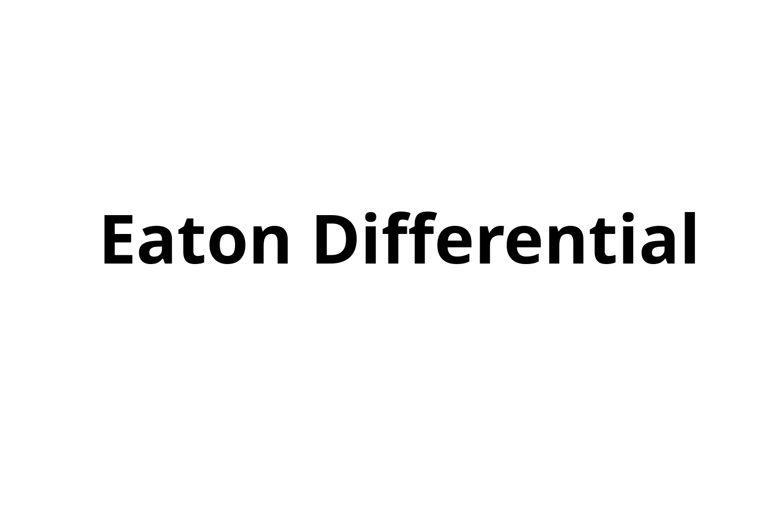 Eaton Differential