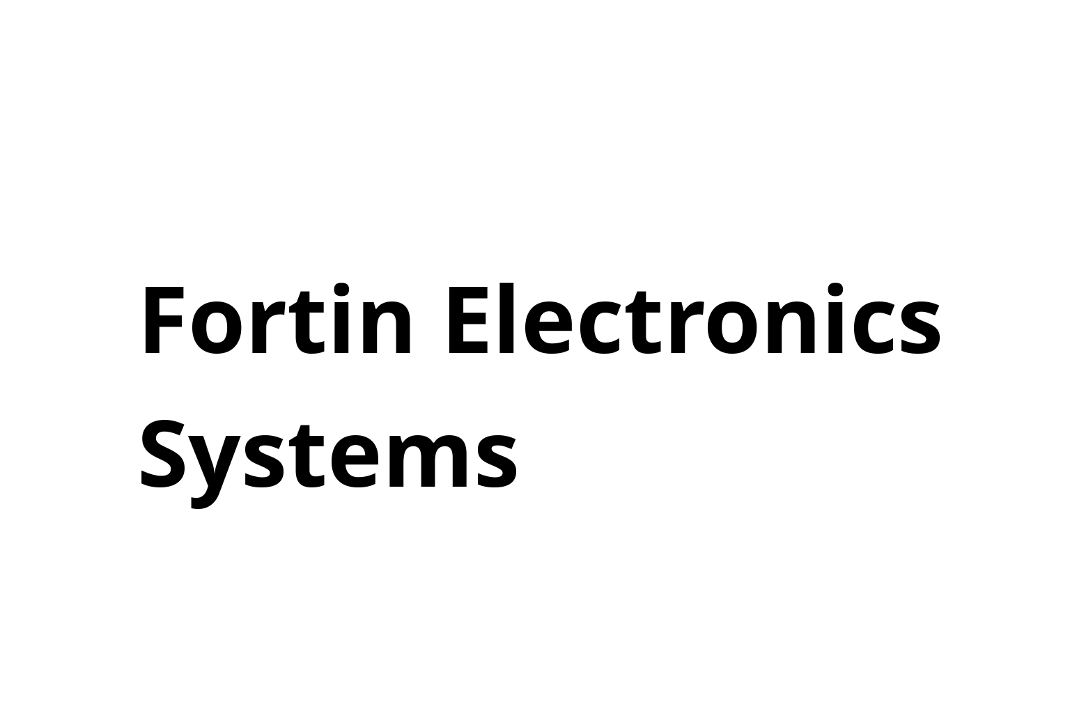 Fortin Electronics Systems