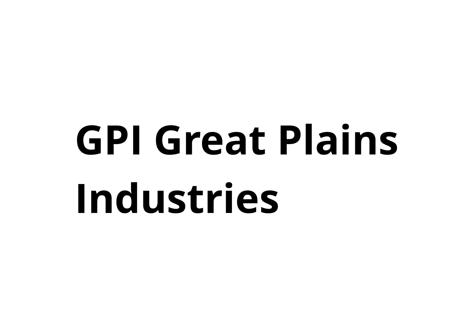 GPI GREAT PLAINS INDUSTRIES