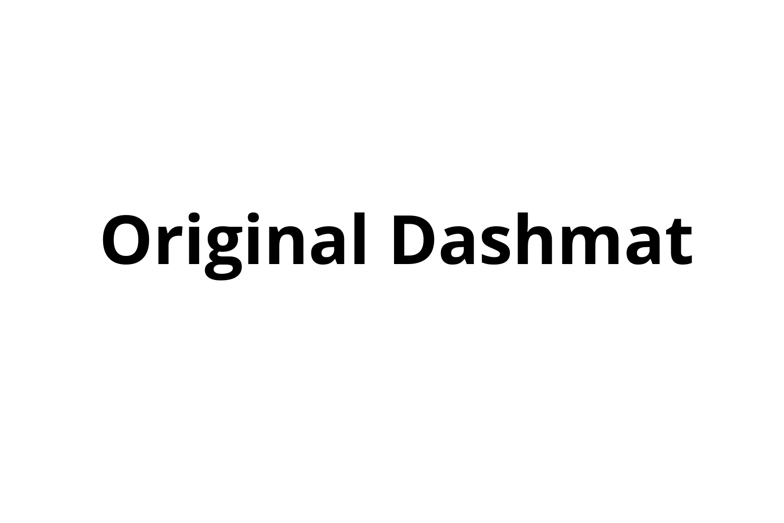 Original Dashmat