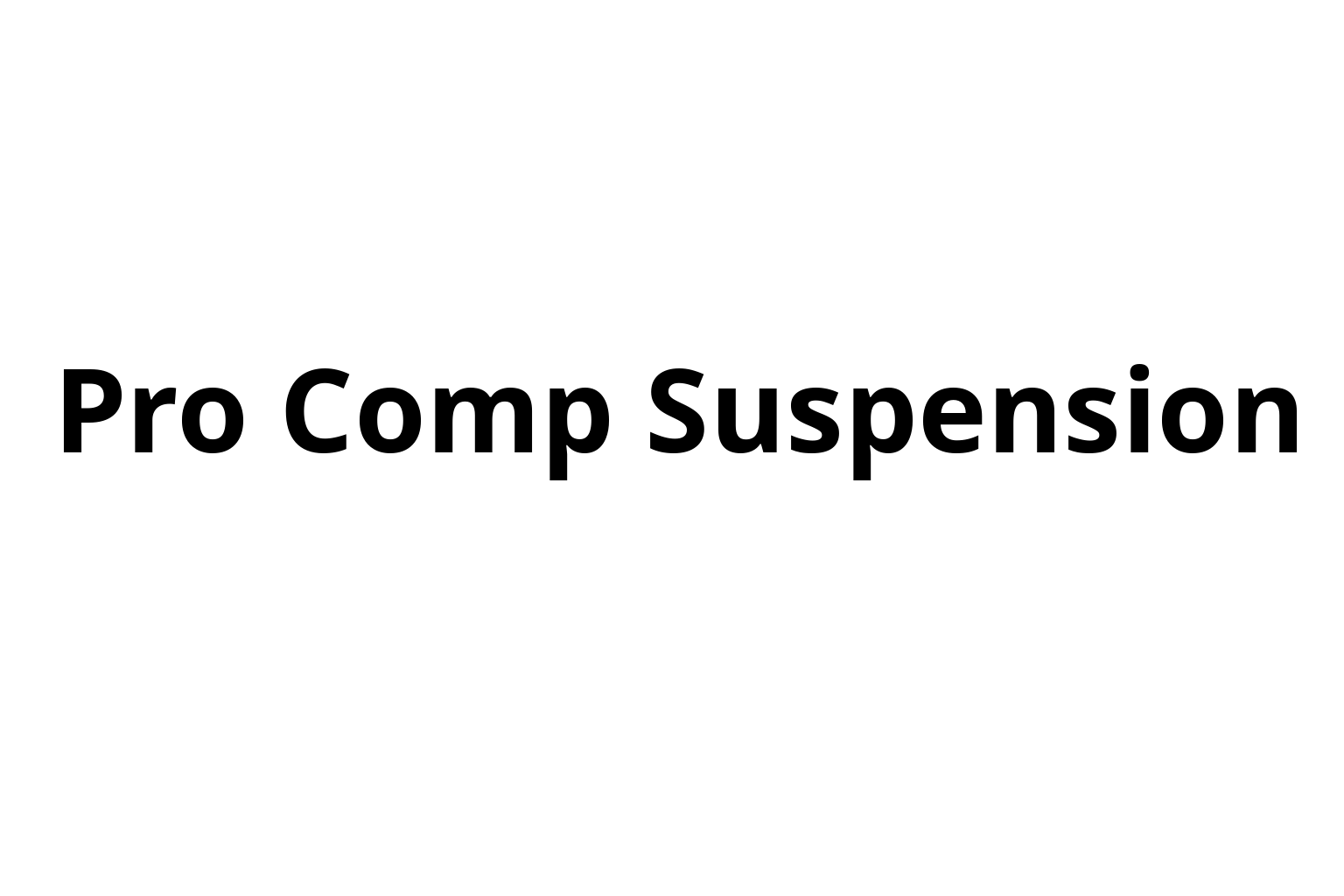 Pro Comp Suspension