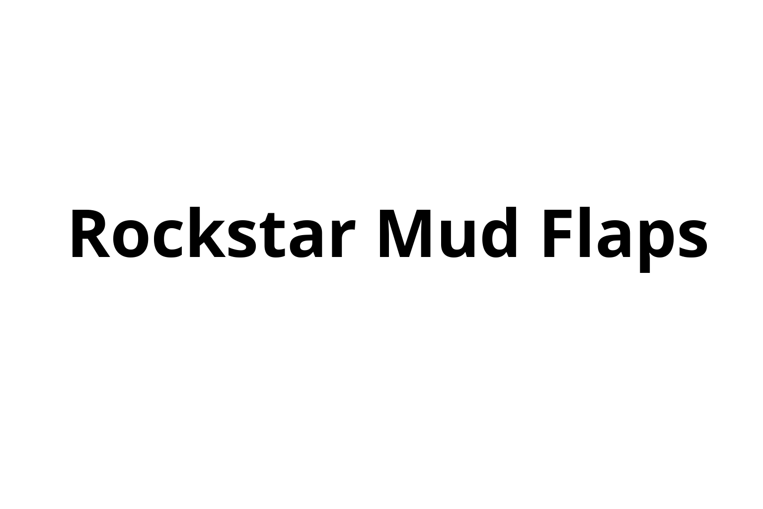 Rockstar Mud Flaps
