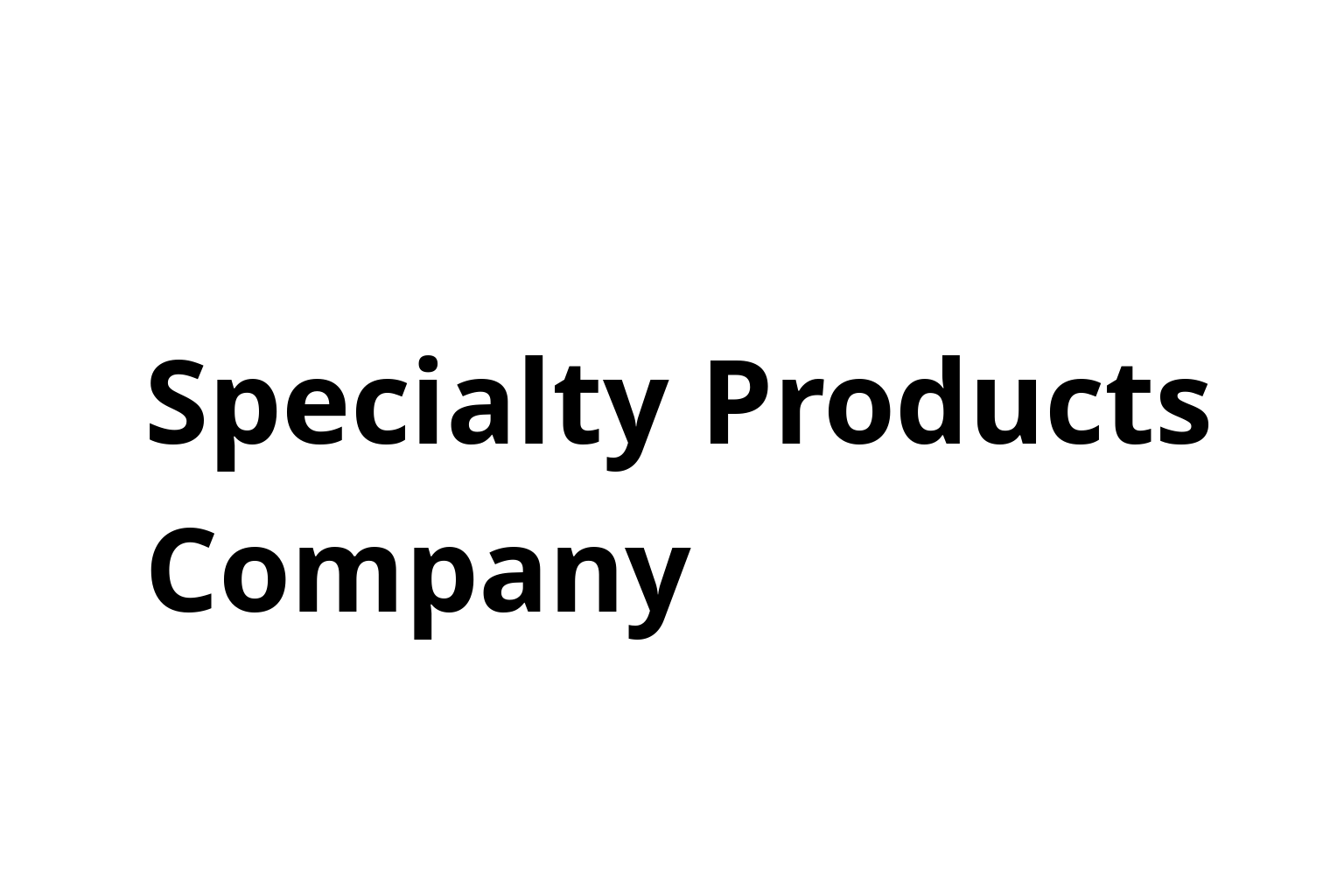SPECIALTY PRODUCTS COMPANY