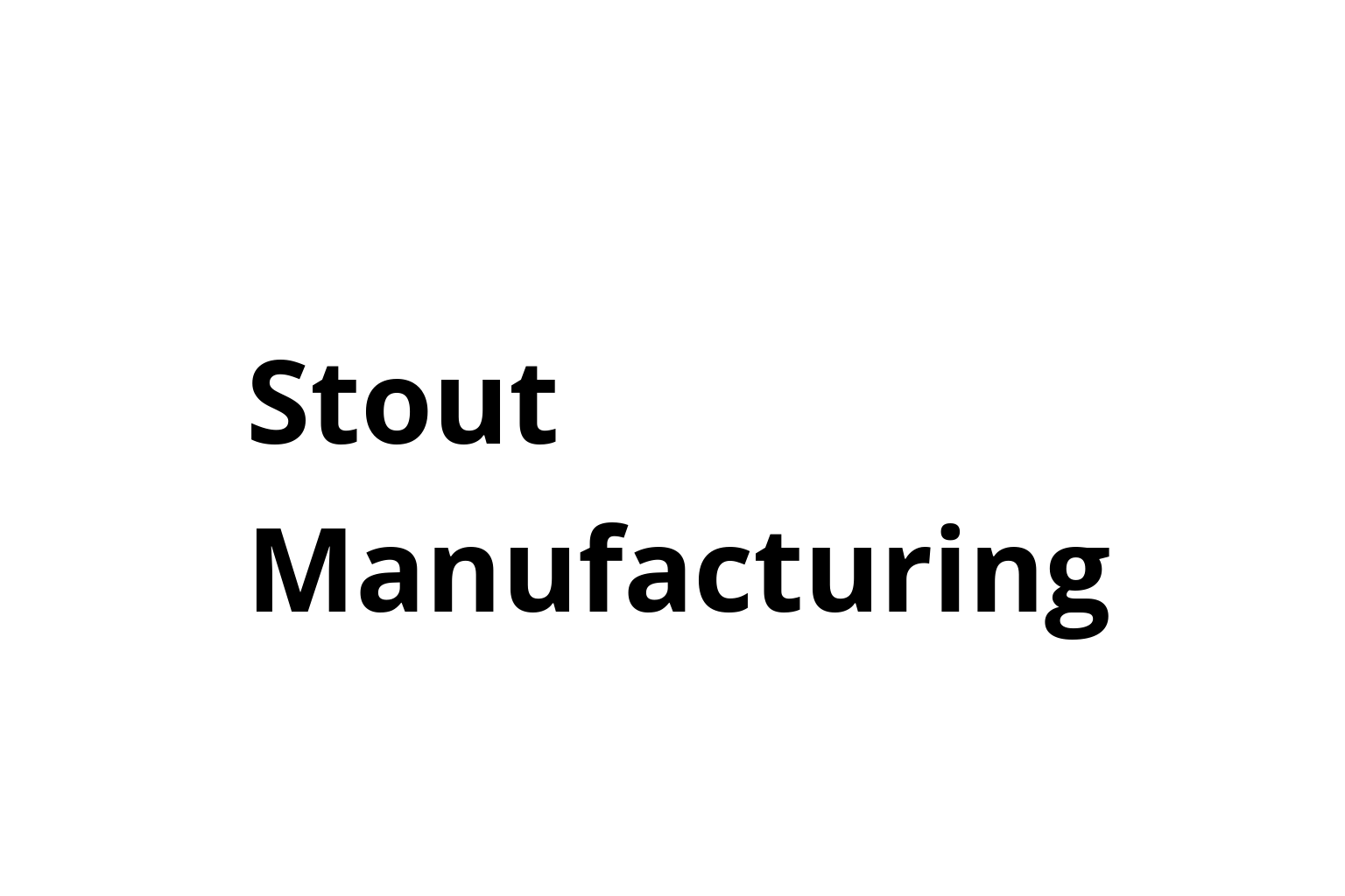 Stout Manufacturing