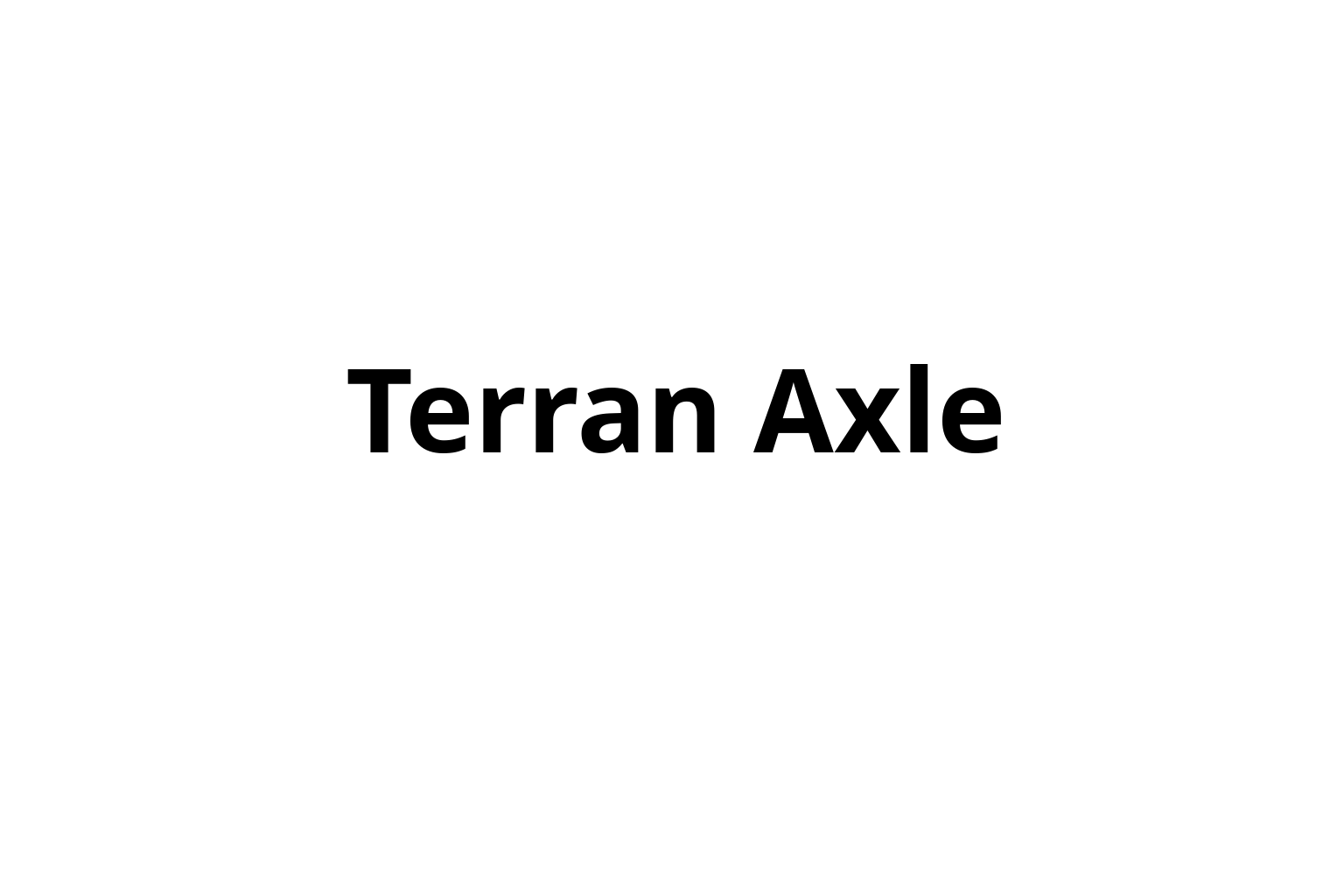 Terran Axle