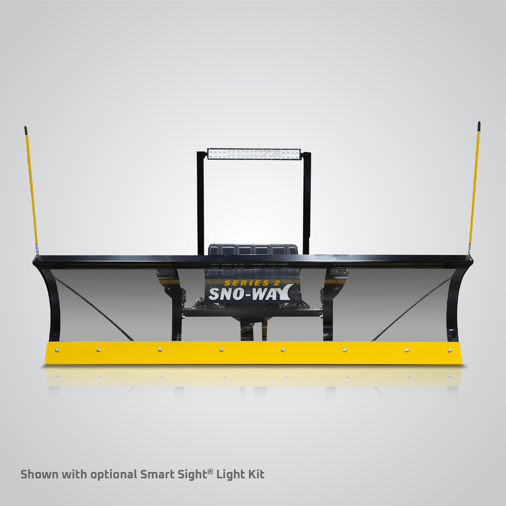 Sno-Way 22 Series snow plow on a downsized truck or SUV