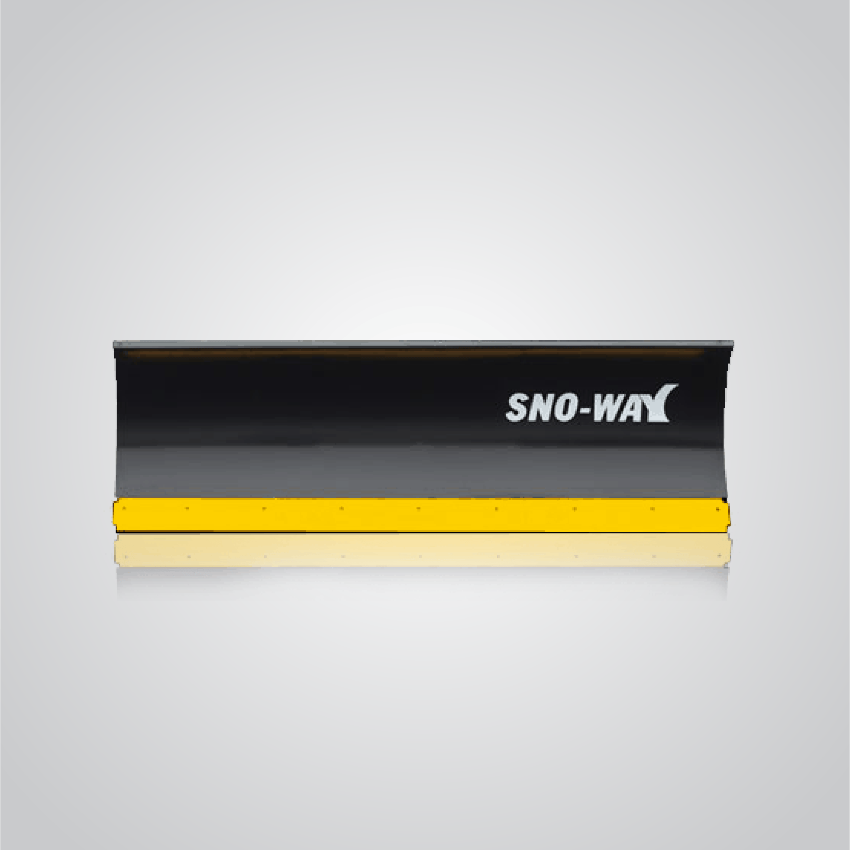 Sno-Way 29R Series snow plow with down pressure hydraulics on a 3/4 ton truck