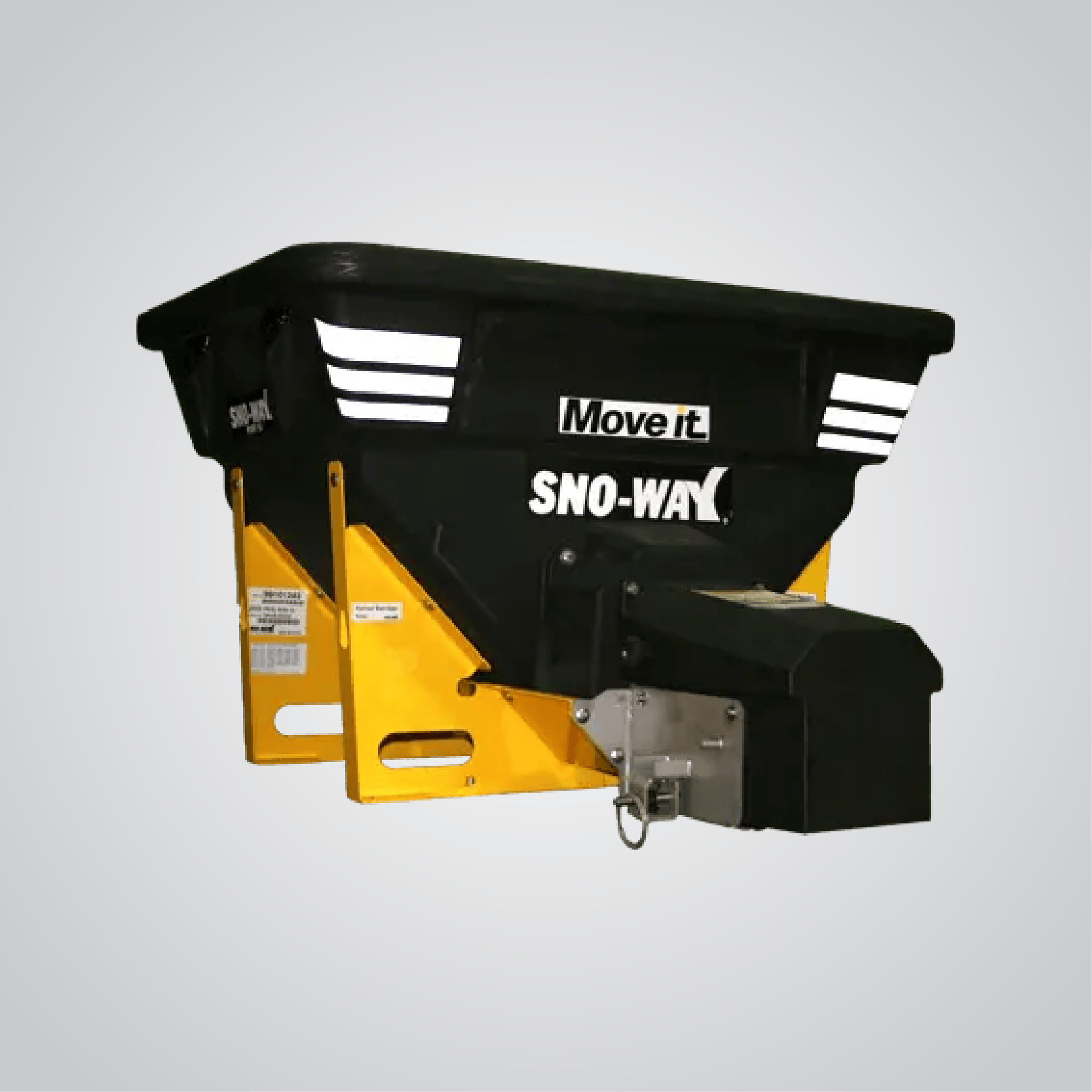 Sno-Way electric V box salt and sand spreader