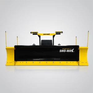 Sno-Way Revolution HD Series snow plow with wings extended