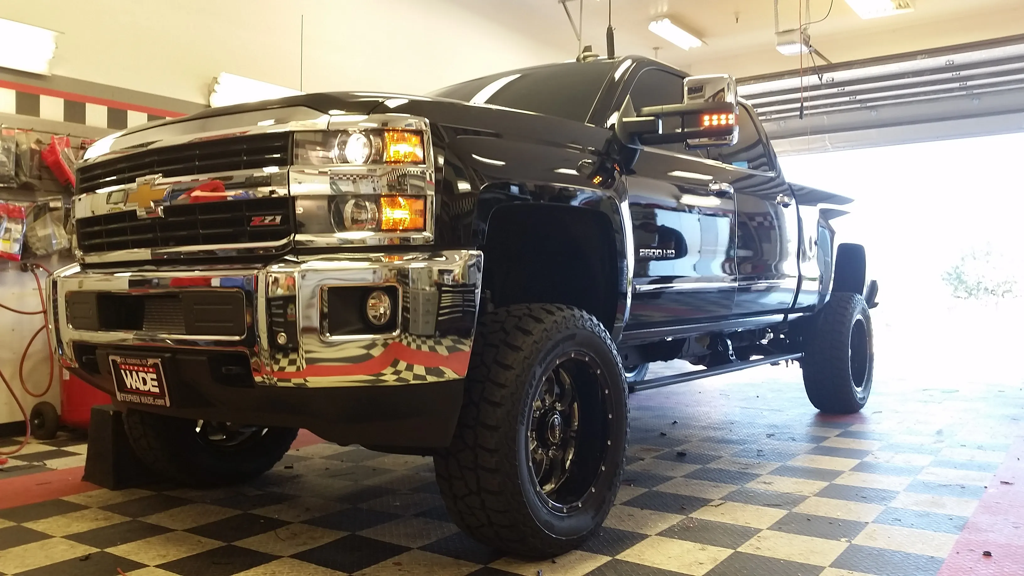 Black Chevorlet truck