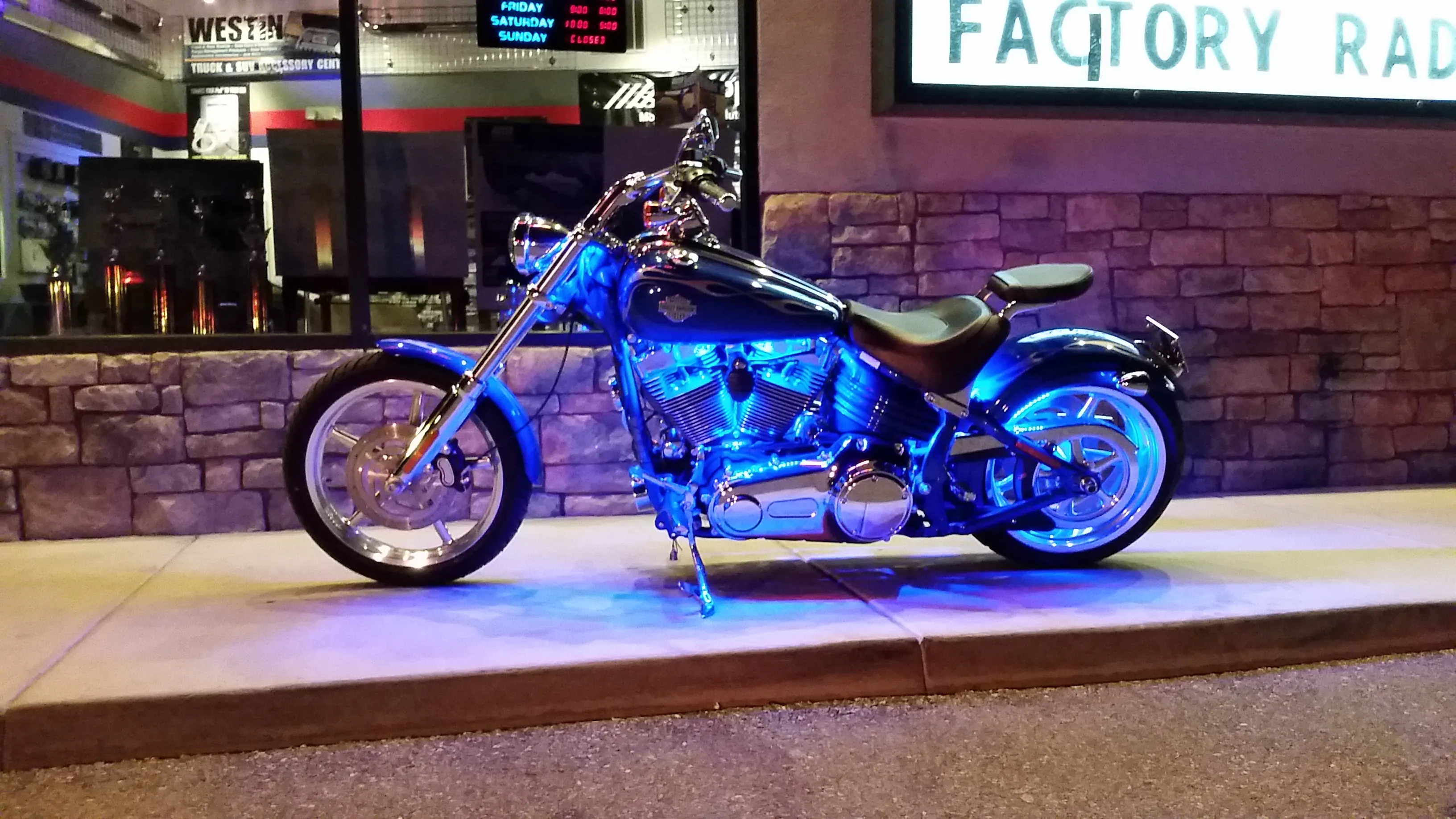 Custom motorcycle lights