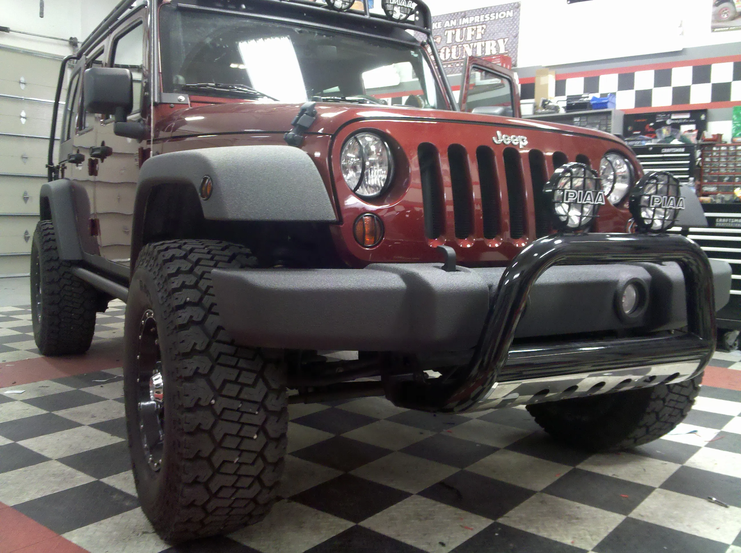 Red Jeep