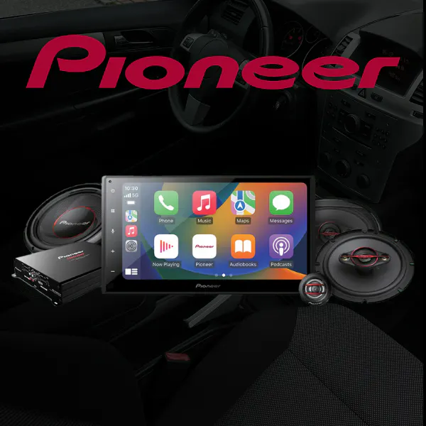 Pioneer car audio products and equipment