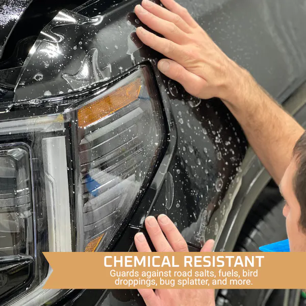 Chemical resistant paint protection film