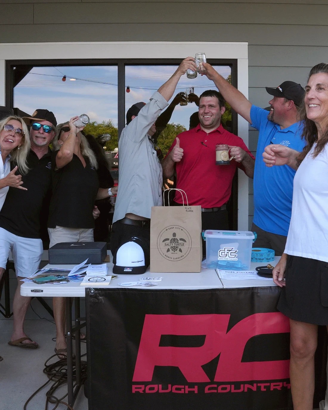 Salty Turtle 4x4 &mdash; Crew Celebration